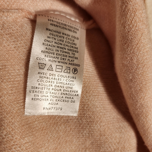 Pink and White Chevron Cardigan - Picture 11 of 15